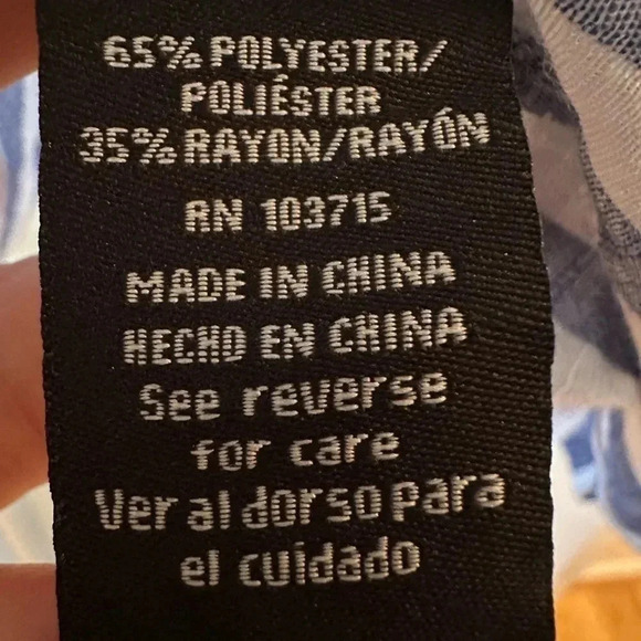 Lifestyle Attitude sheer blue and white striped blouse - Picture 4 of 8